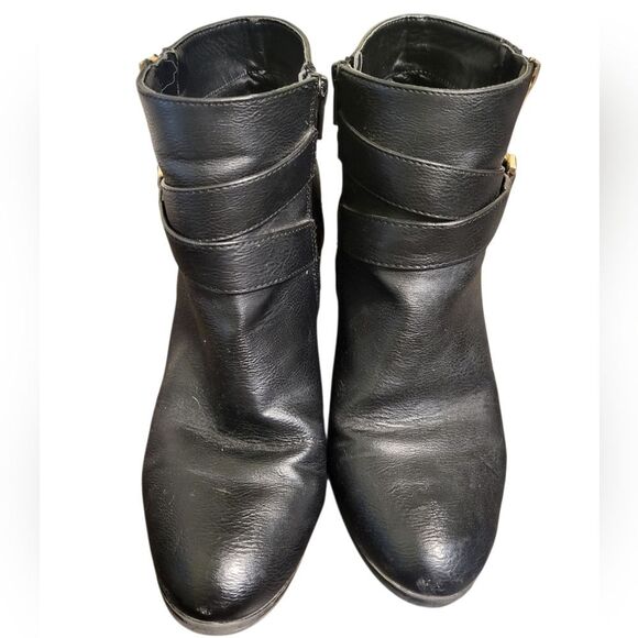 Apt. 9 Dynamic Comfort Advisor Black Block Heel Zip Up Ankle Booties, Size 8.5 - Picture 7 of 13